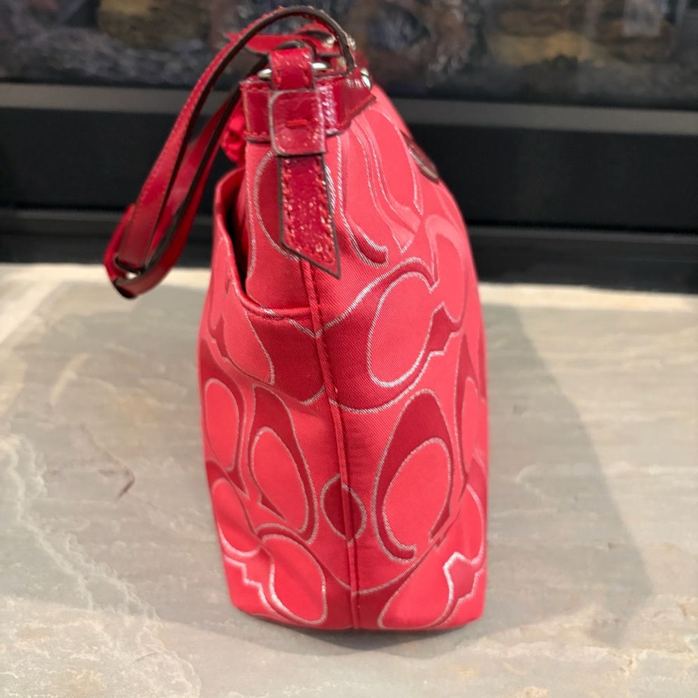 Coach Poppy Lurex Limited Edition Tote F22121 Like New - Picture 8 of 10